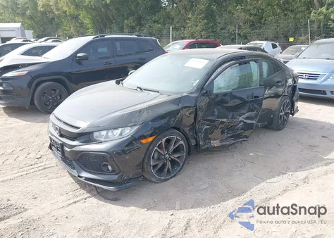 2018 Honda Civic Sport from USA, damaged, VIN SHHFK7H43JU220190